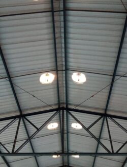 Exaustor instalado